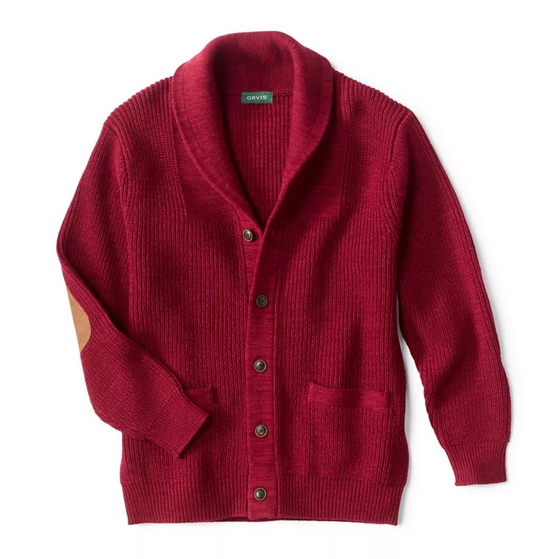 Wool Shawl Collar Cardigan Orvis