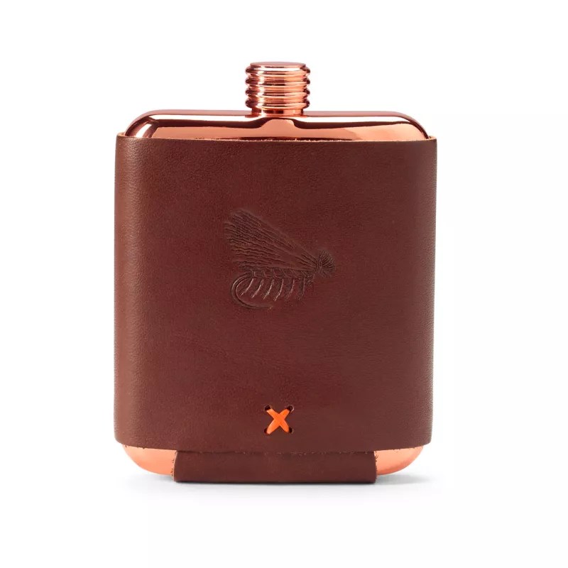 LeatherWrapped Copper Flask Orvis