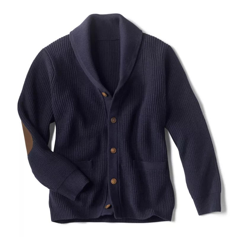 Men's WoolBlend Shawl Collar Cardigan Sweater Orvis