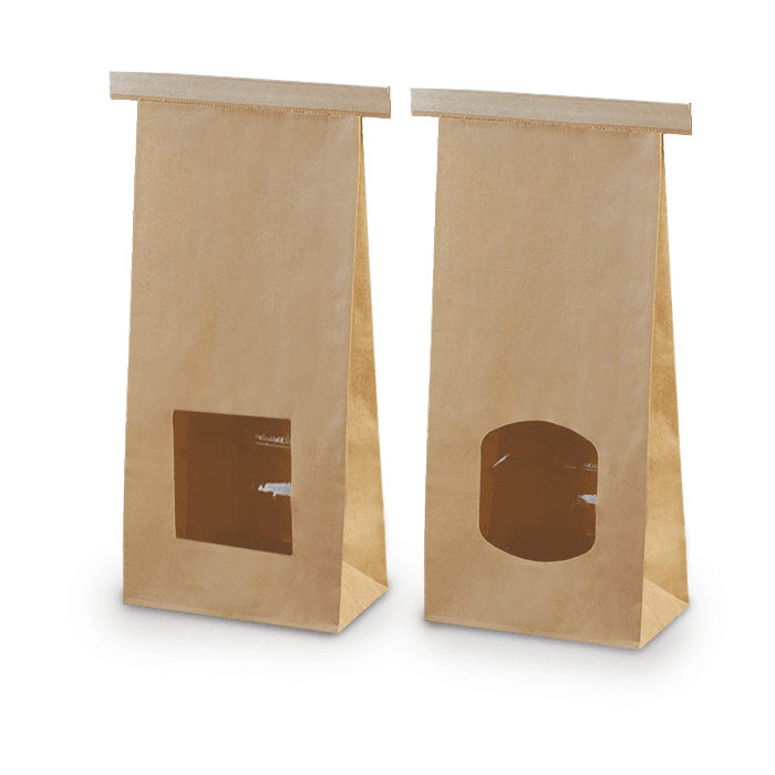 Wholesale supplier of Lined Paper Bag With Window in USA Packform
