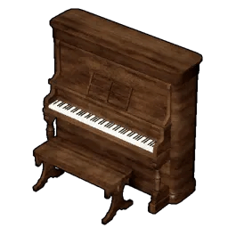 Upright Piano Structure Details (Recipe & Stats)
