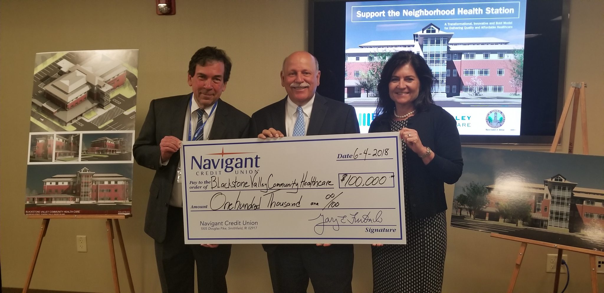 Central Falls Neighborhood Health Station receives 100K donation