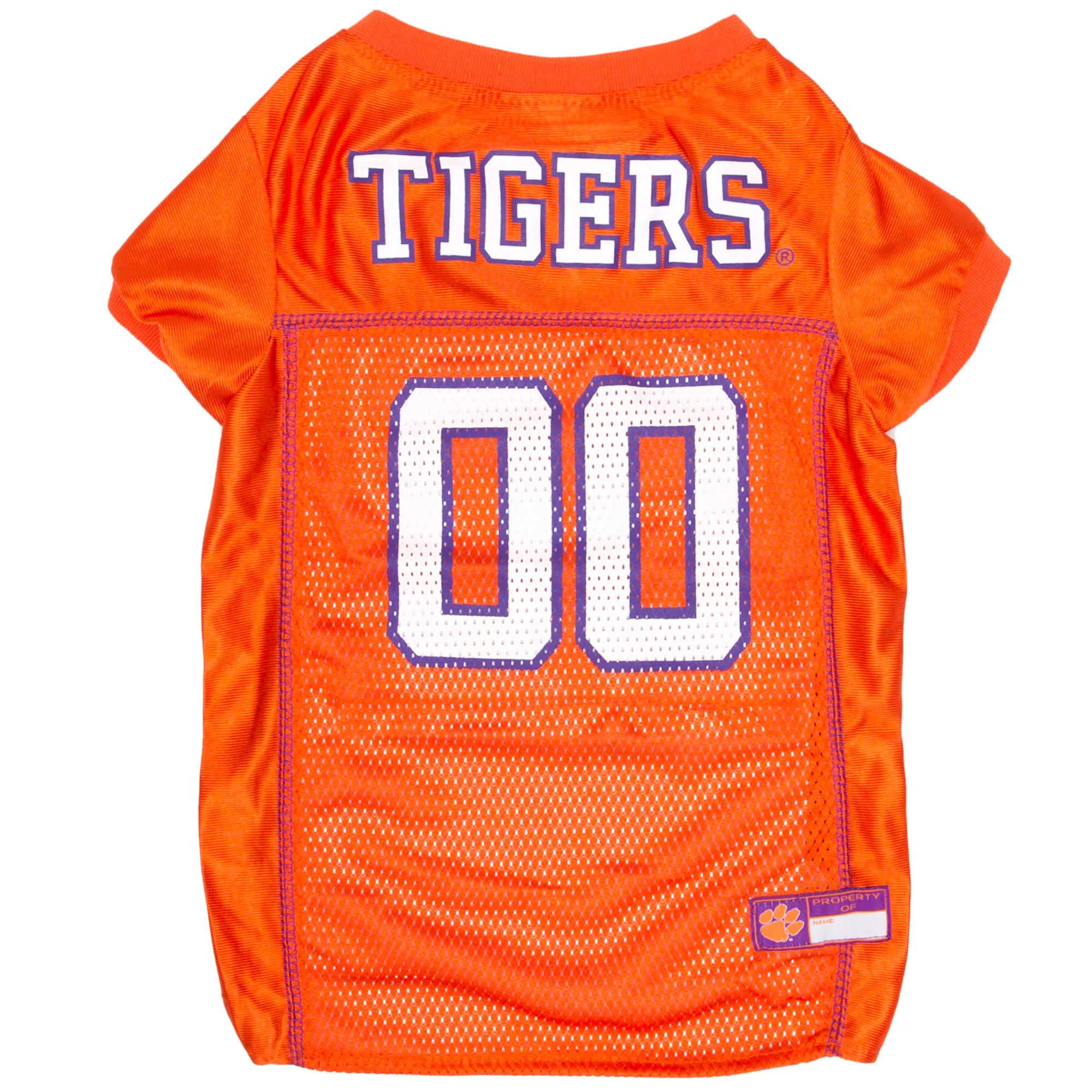 Pets First Clemson Tigers NCAA Dog Jersey, XSmall