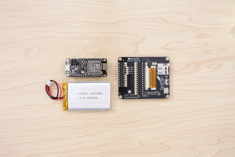 3D Printed ESP8266 WiFi Weather Station with Color TFT Display by