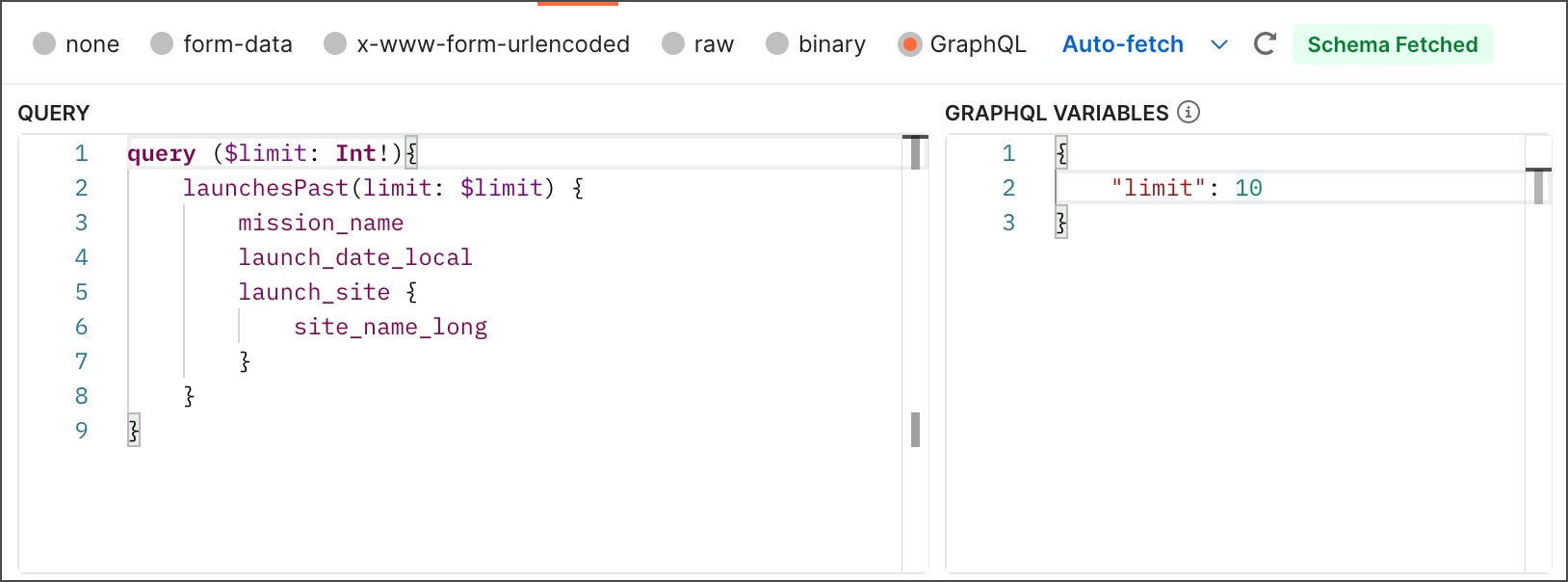 Querying with GraphQL Postman Learning Center