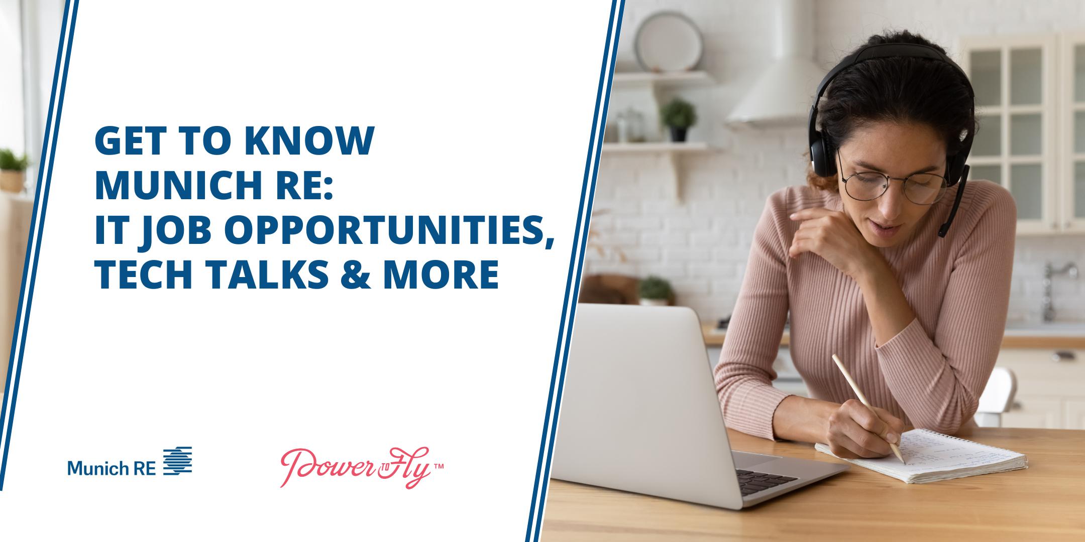 Get to Know Munich Re IT Job Opportunities, Tech Talks & More