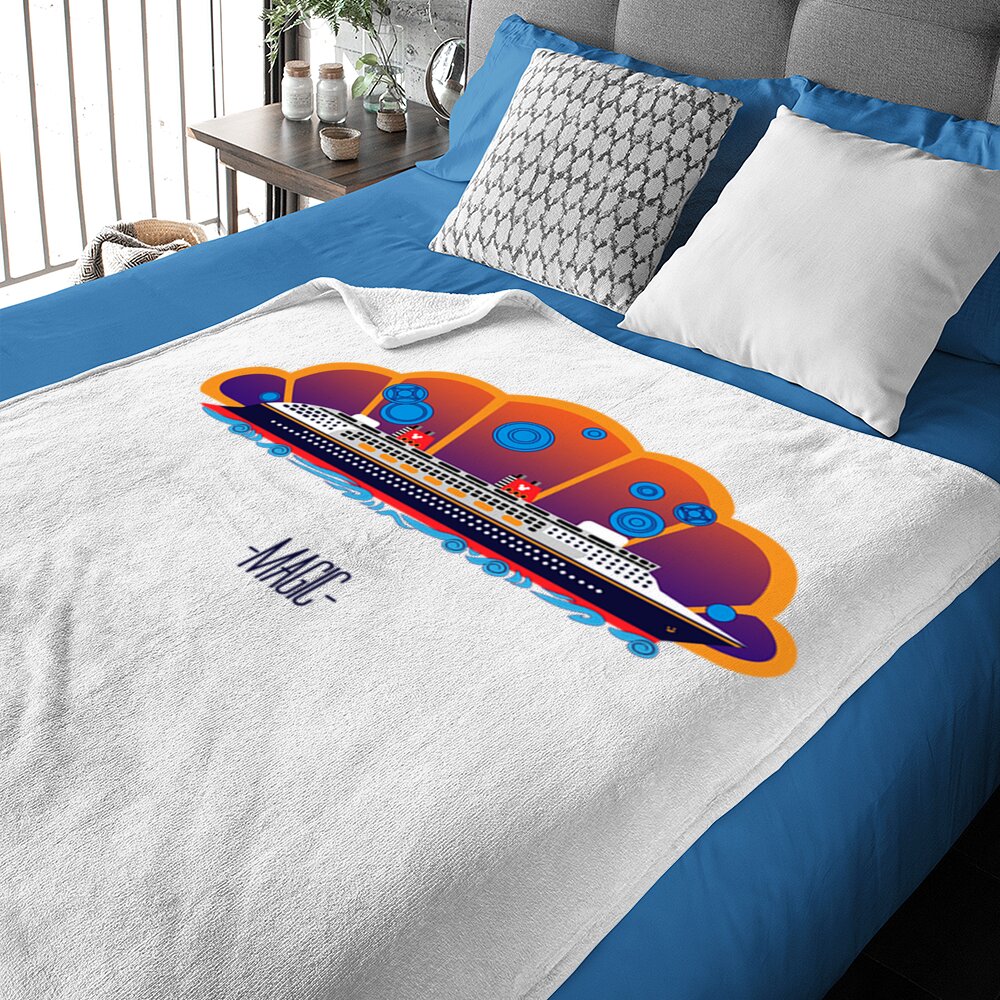 The Magic Disney Cruise Baby Blankets