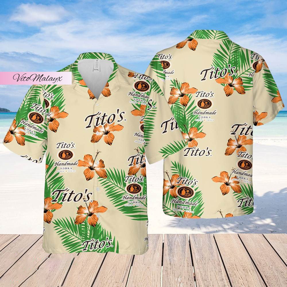 Tito Vodka Shirt, Titos Hawaii Shirt, Titos Button Shirt, Titos Handmade Shirt sold by Komal
