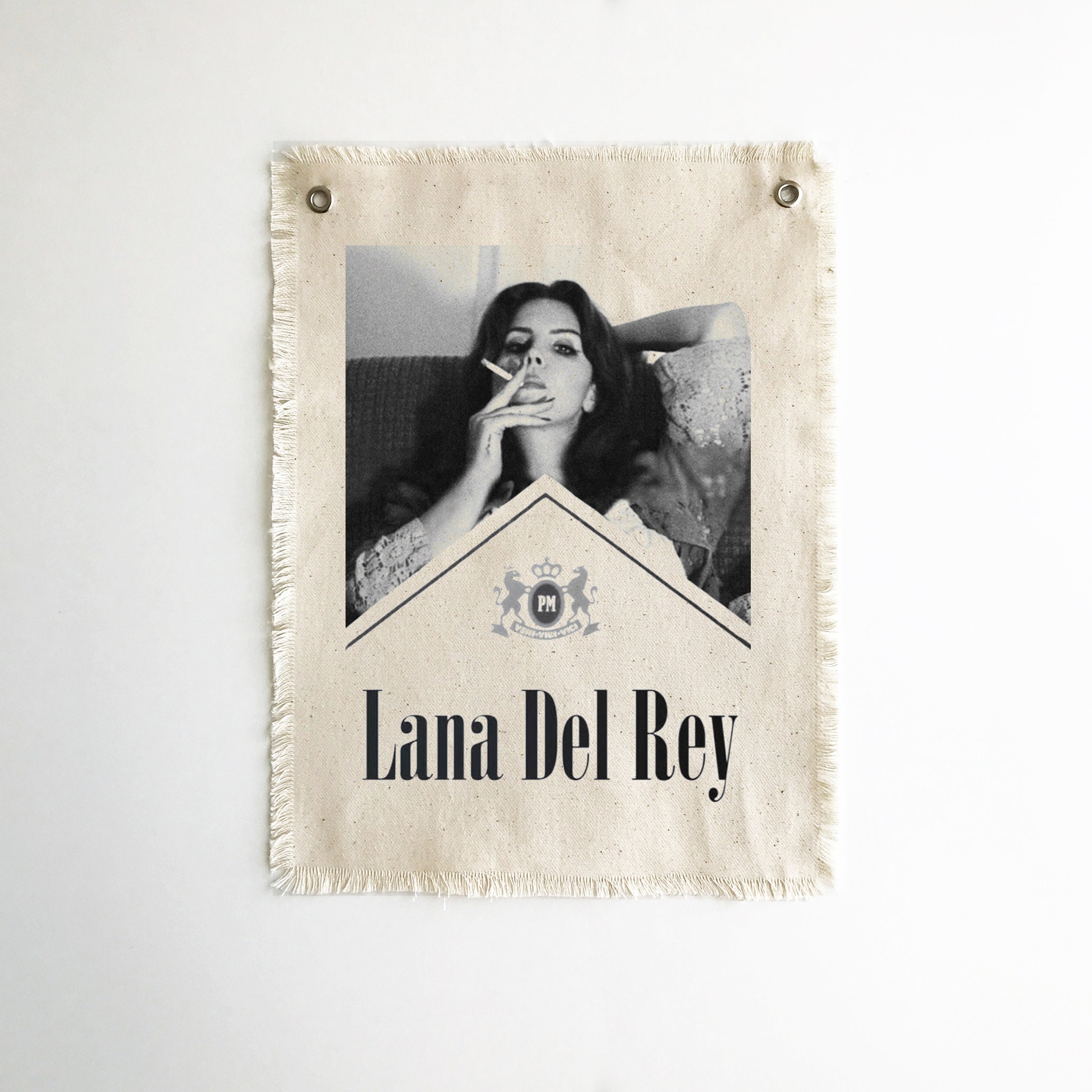 Lana Del Rey Vintage Canvas Banner Natural,Lana Del Rey Canvas Wall