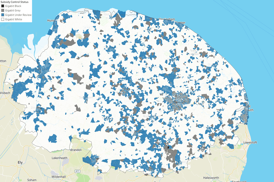 UK Gigabit Programme Norfolk Public Review GOV.UK