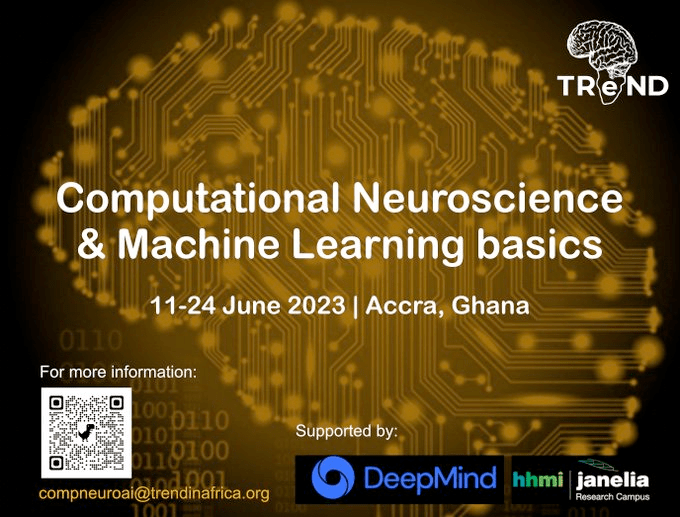 First TReND course in computational neuroscience and machine 