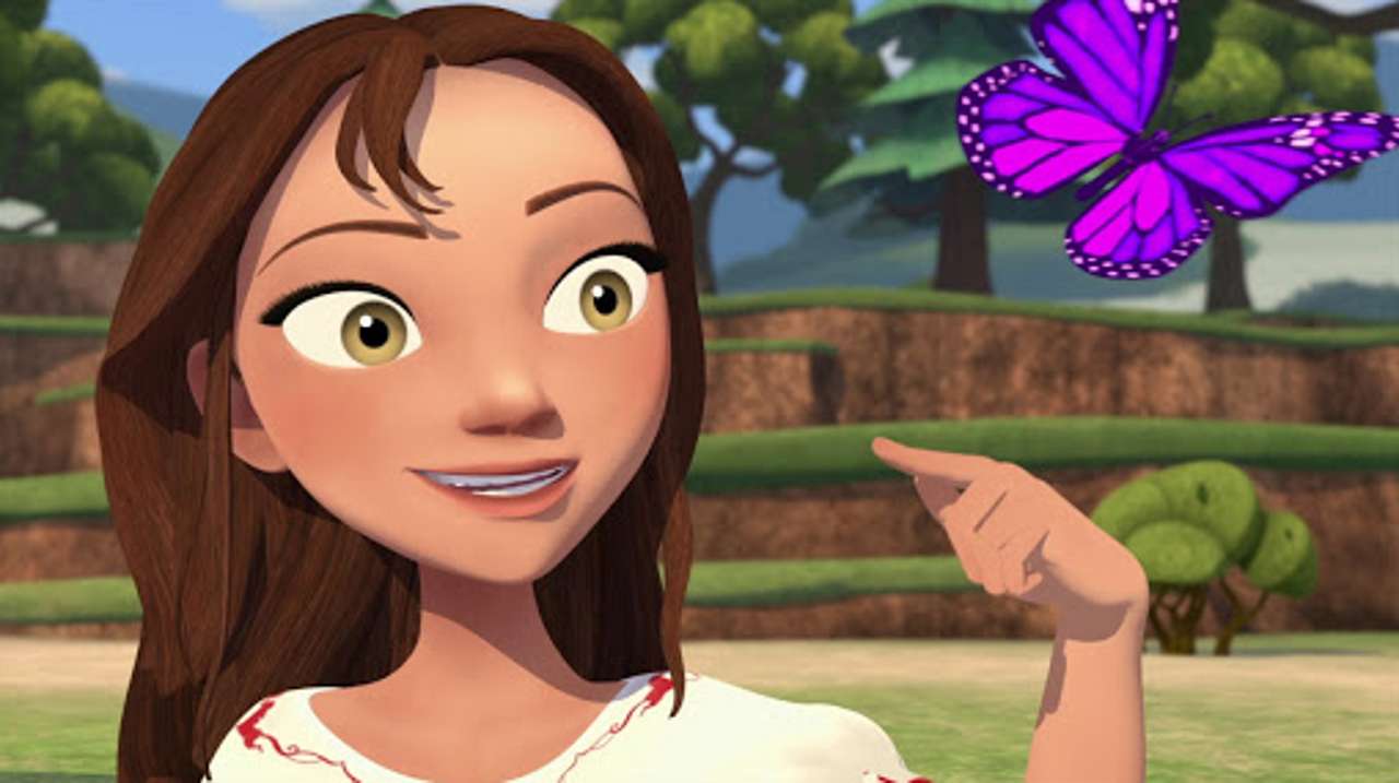 La mariposa ️ ️ ️ ️ ️ rompecabezas en línea