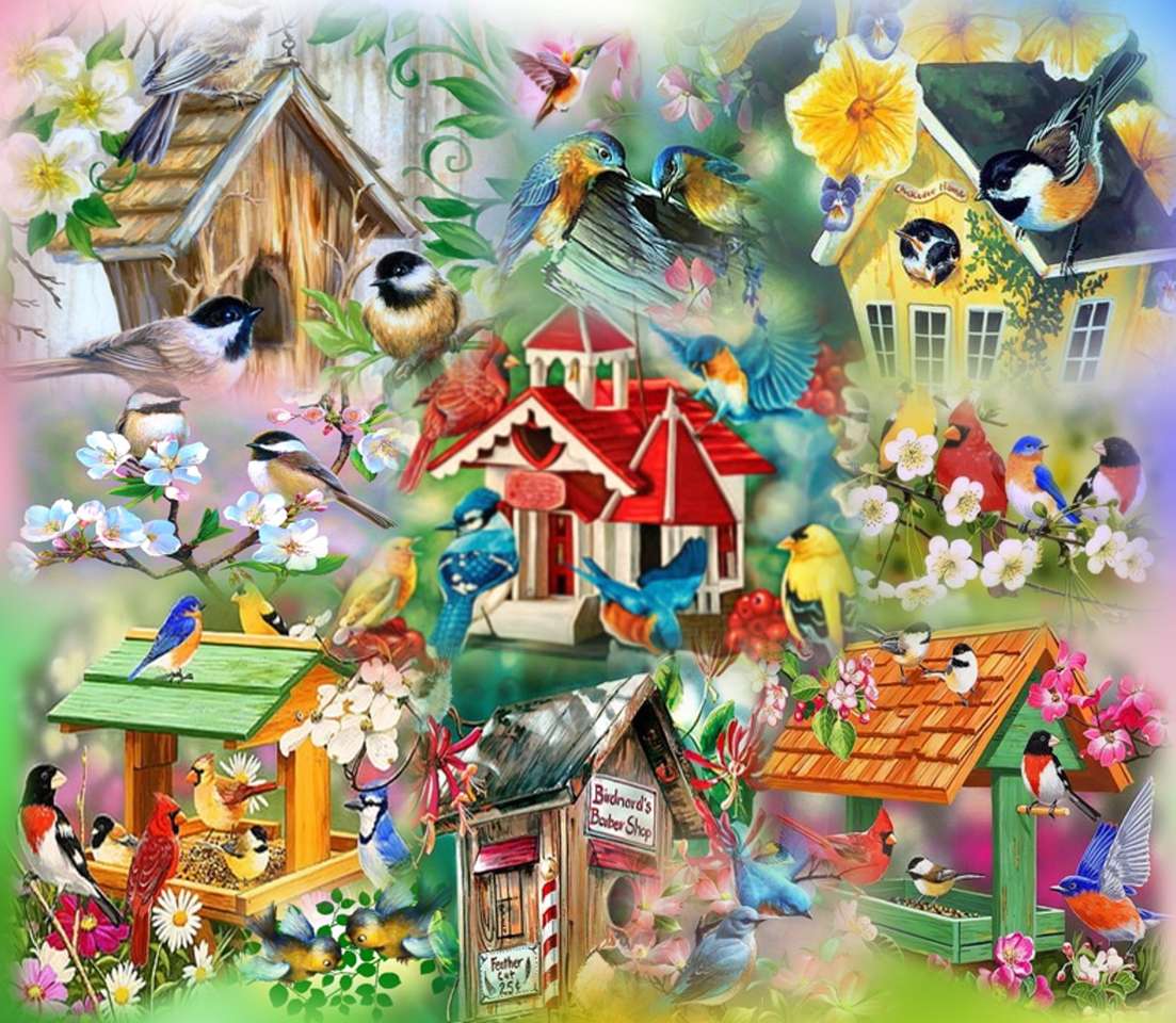 Collection houses for birds Puzzle Factory