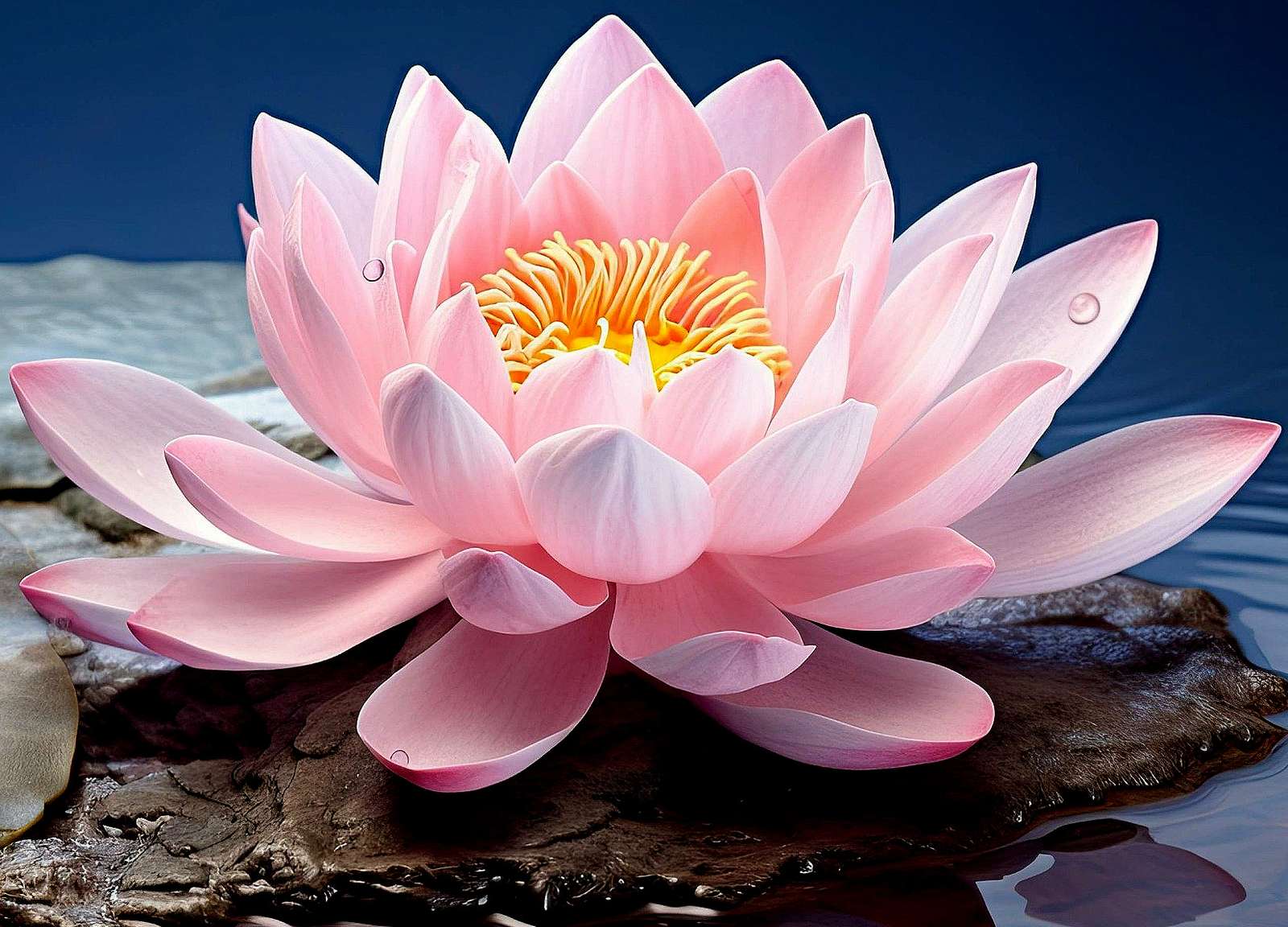 Lotus flower in full bloom online puzzle