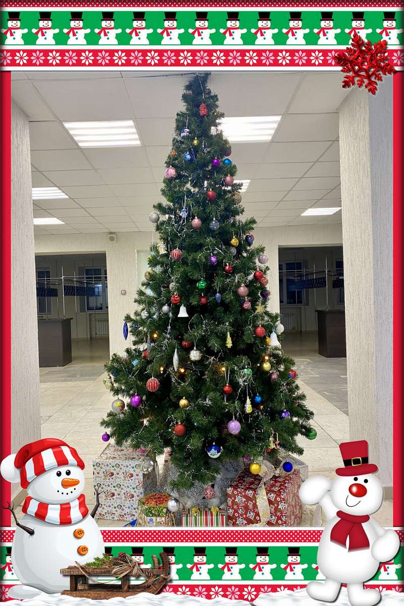 Christmas tree online puzzle