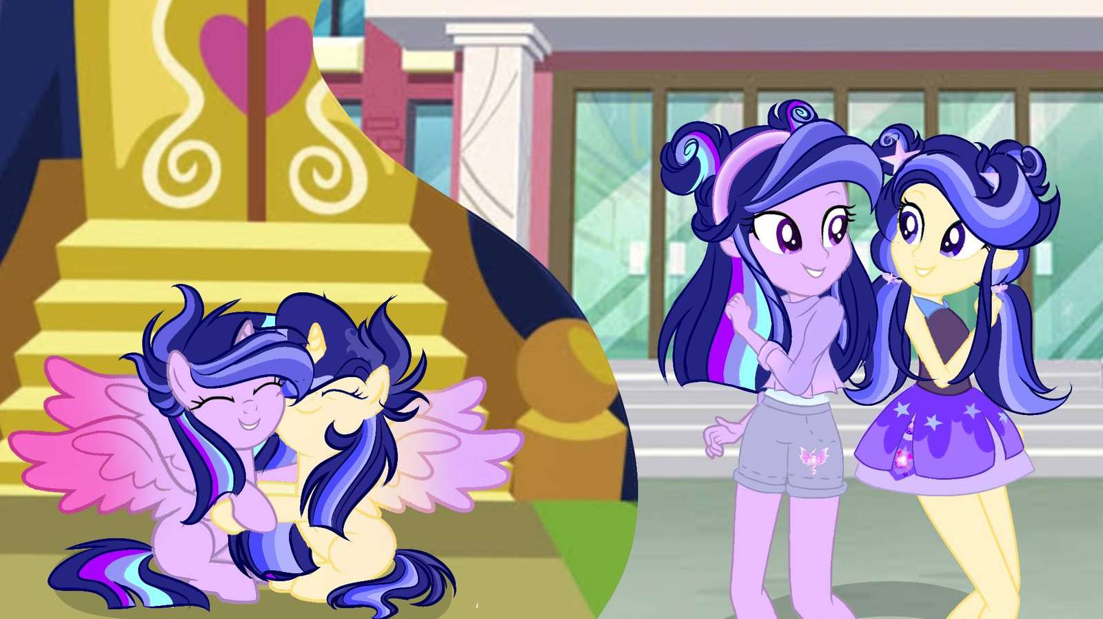 MLP (Next gen) Two sister (Speedpaint) by VelrenaSp online puzzle