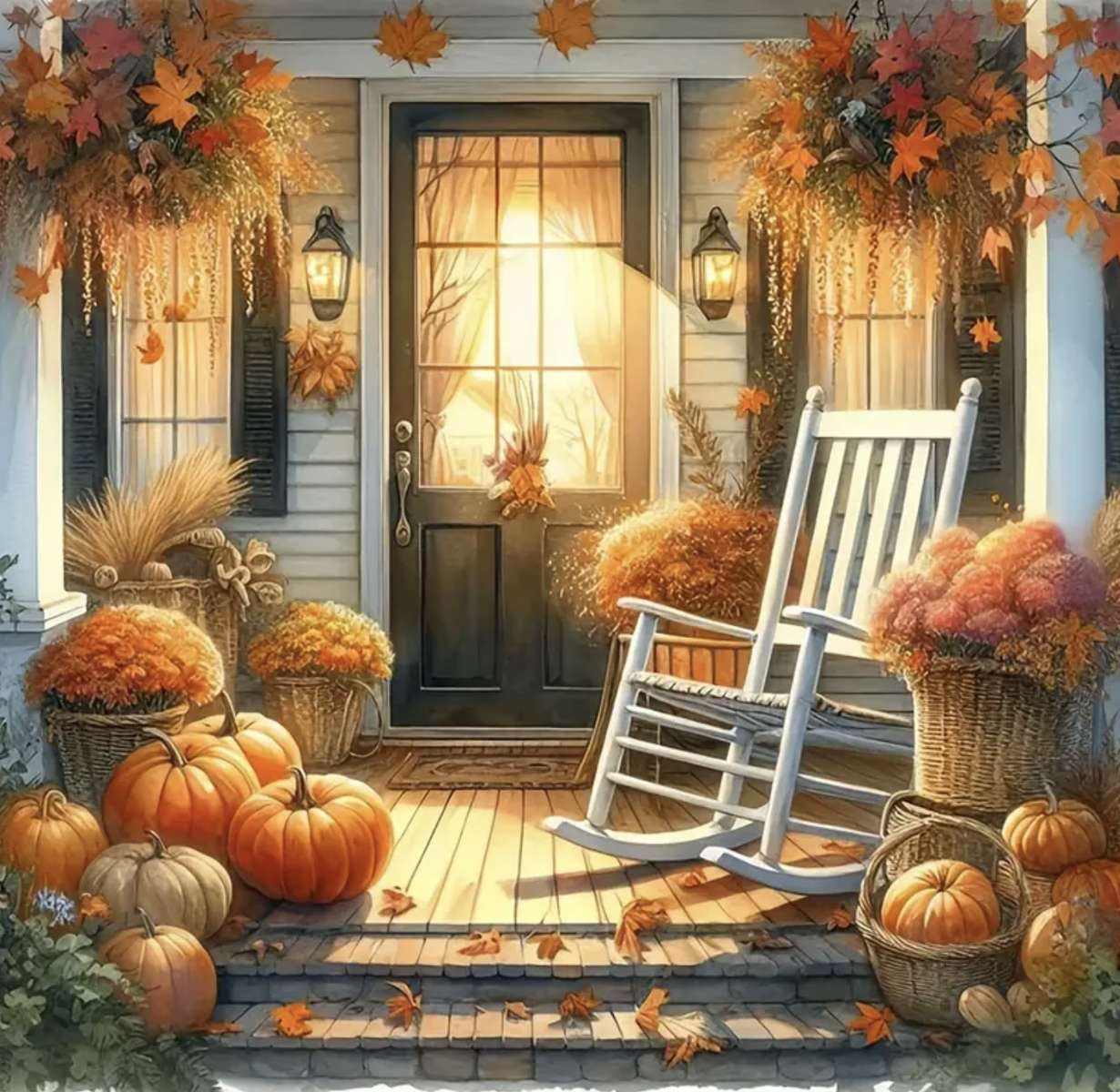 Halloween outdoor decoration online puzzle