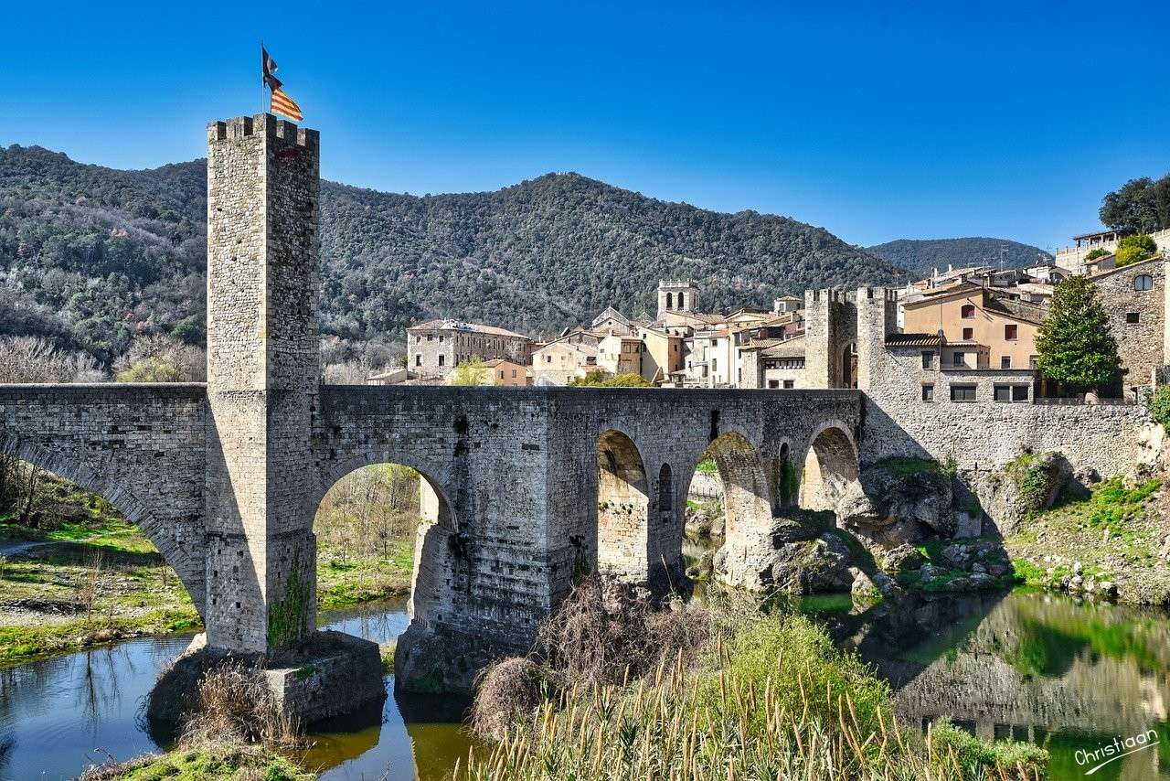 Bridge, Medieval, Castle. online puzzle