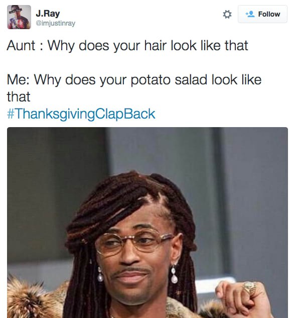 11 Of The Best Thanksgiving Clapback Memes