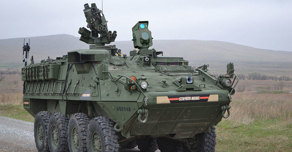 This is what happens when the Army puts a laser on an Apache attack