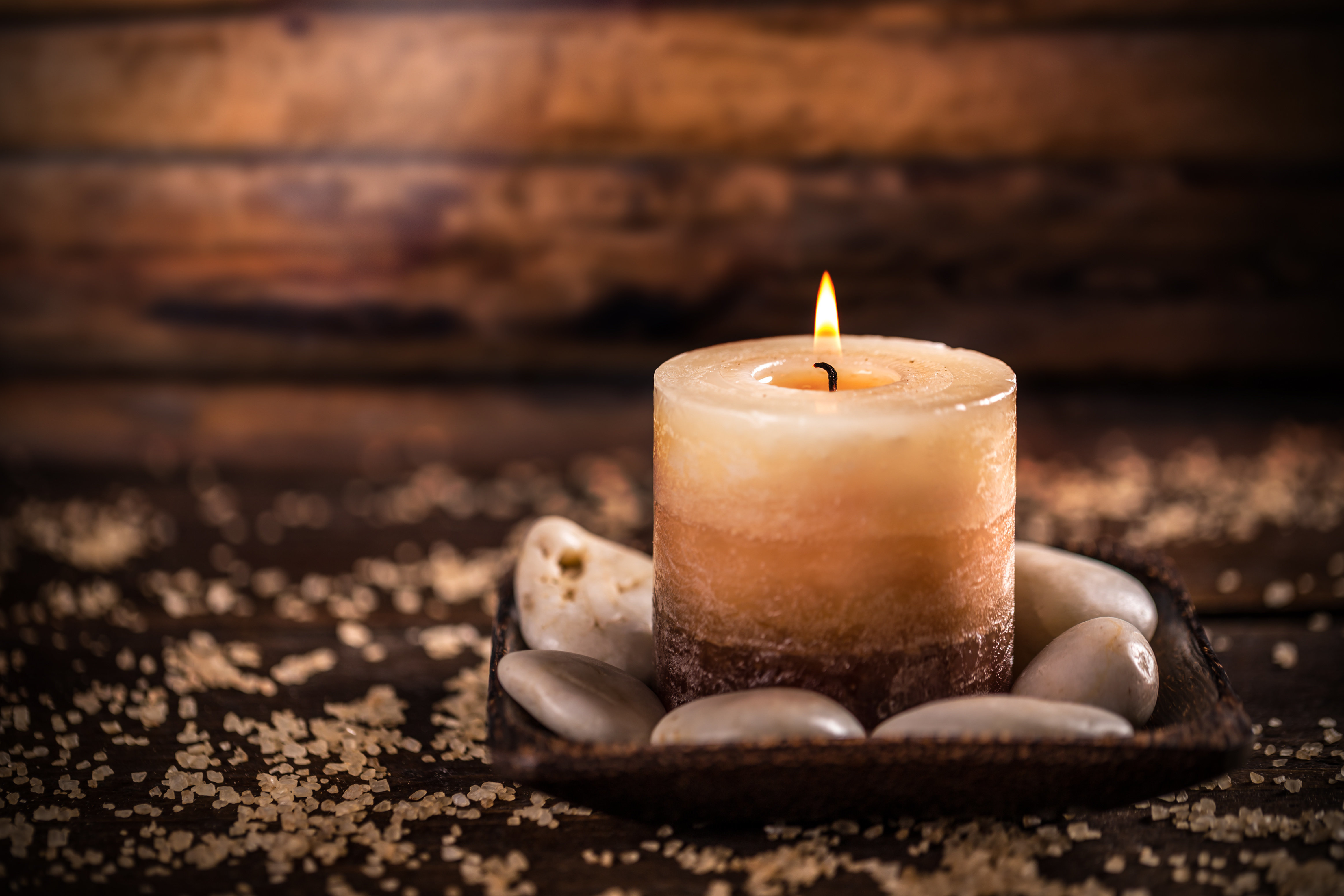 Spa Candle Wallpaper