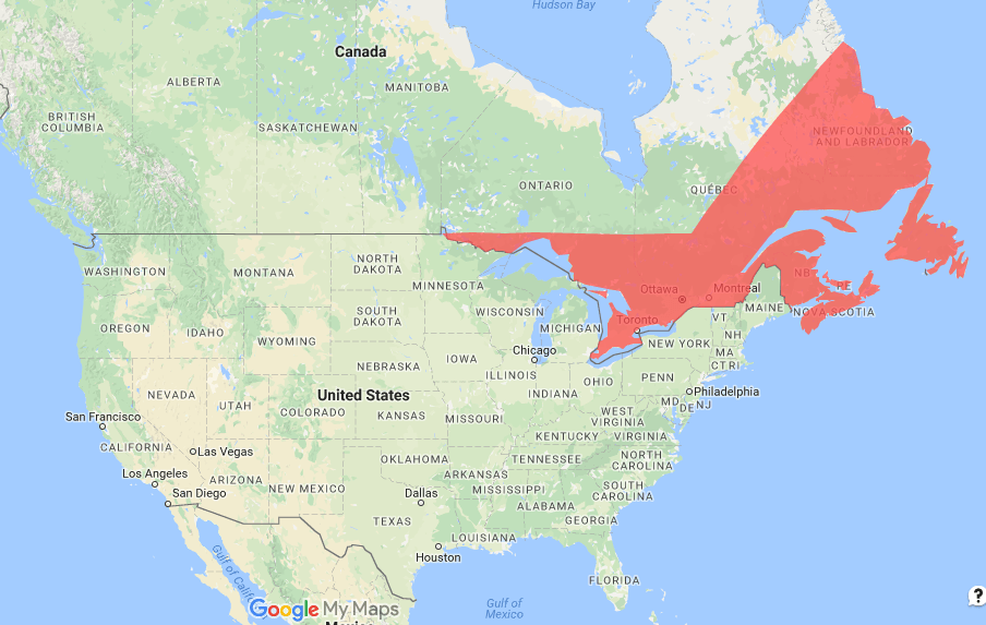 Secret Map Shows Brits Considered Giving Lower Canada to U.S. in 1783