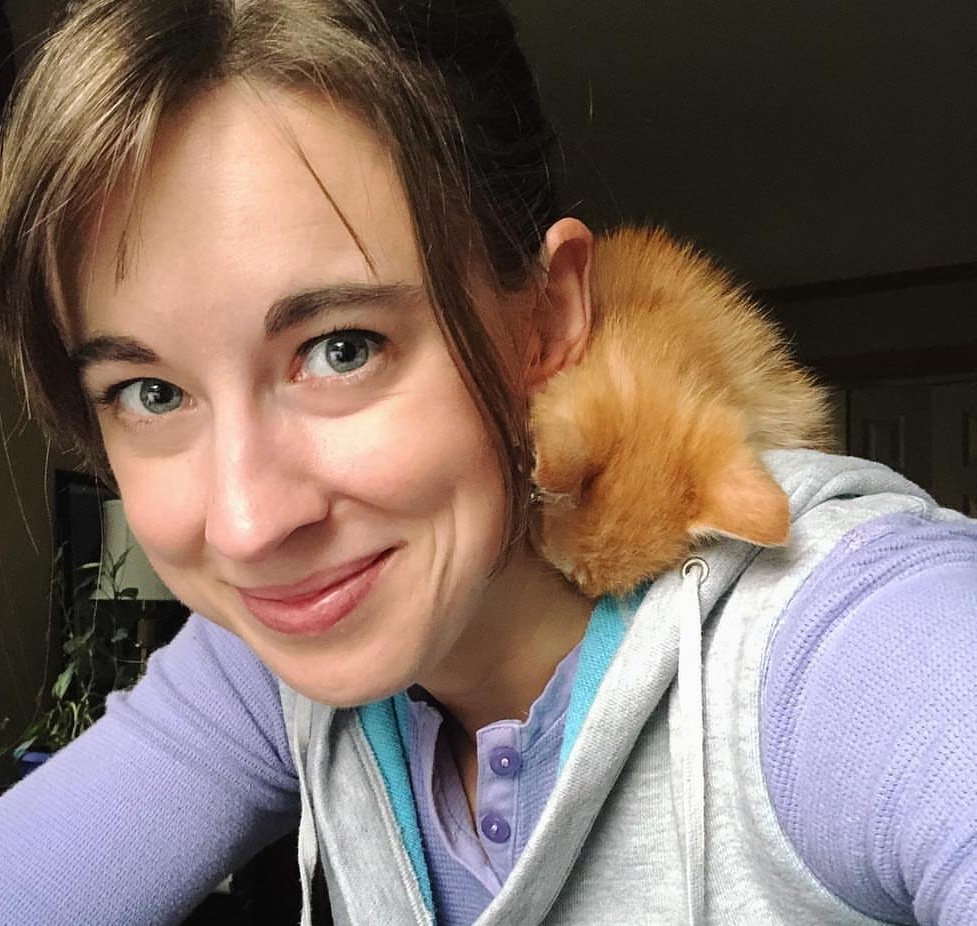 Kitten Found Huddled on the Road, Clings to Rescuer's Shoulder and Won