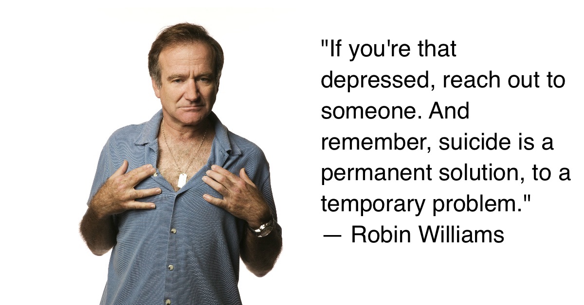 robin williams sadness quote 7 Wonderful Quotes About Depression From The Great Robin Williams - Good