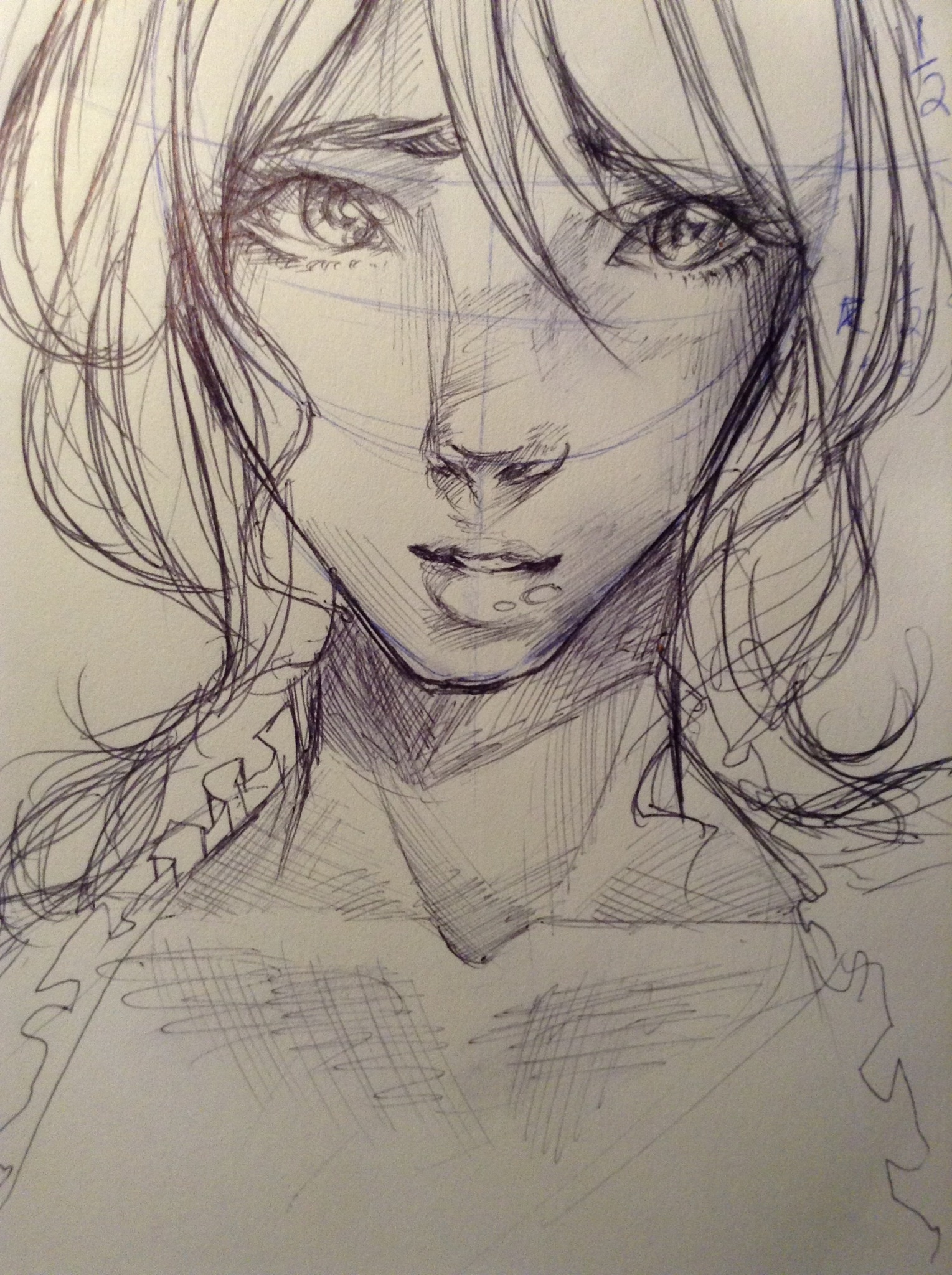 Collarbone Drawing Anime My i add a darker tone for more depth and