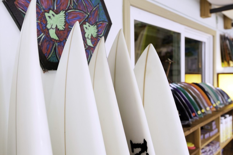 Scenes of the City Handmade Surfboards at Sunset Shapers 7x7 Bay Area