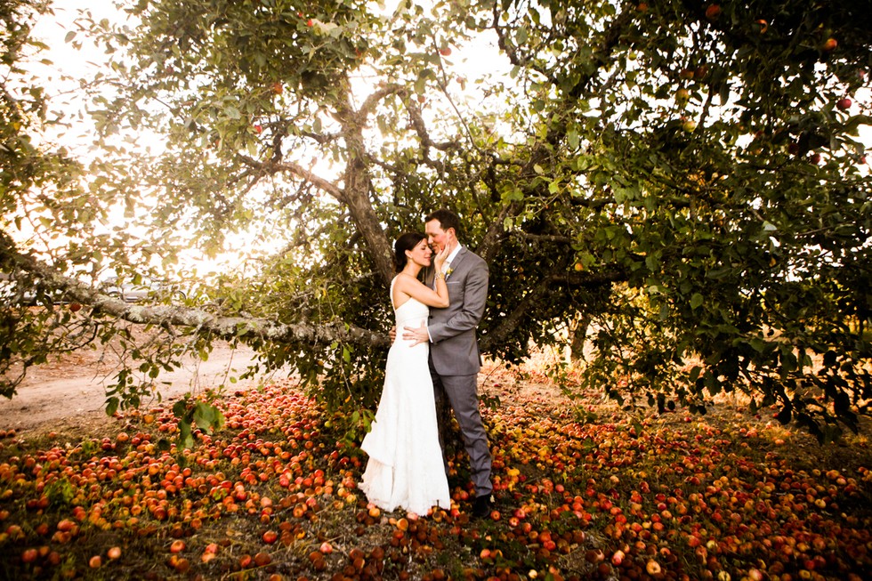 A Sweet, Summer Wedding in an Apple Orchard 7x7 Bay Area