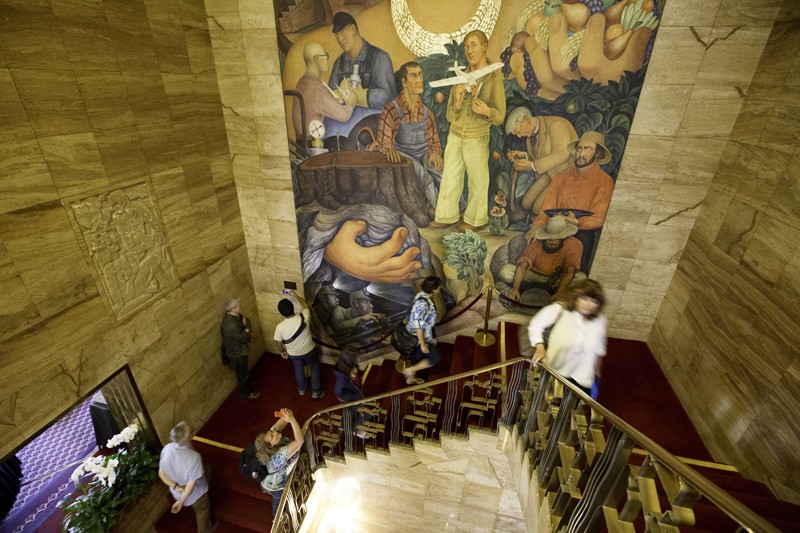 Scenes of the City Tour Diego Rivera's 'Allegory of California' 7x7