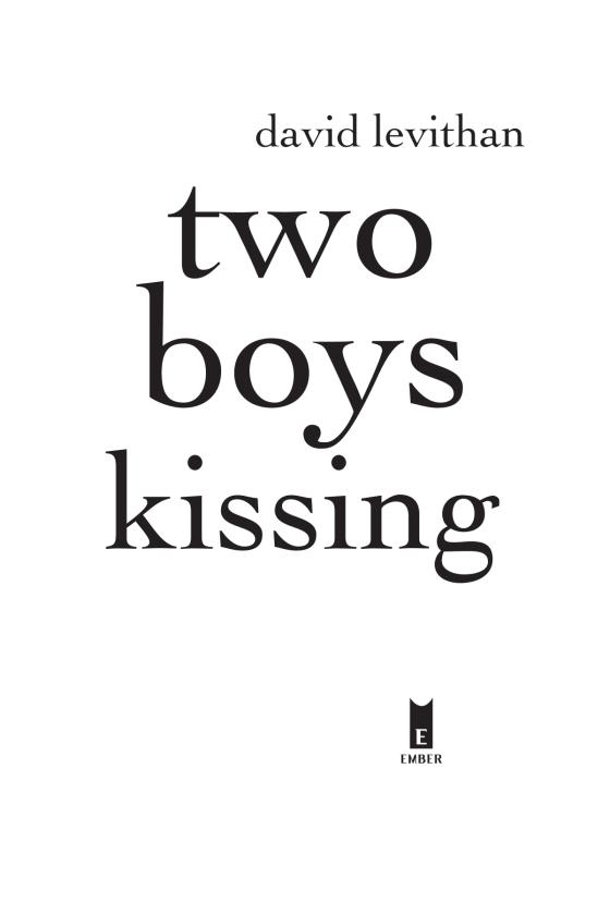 Two Boys Kissing by David Levithan 9780307931917 Brightly Shop