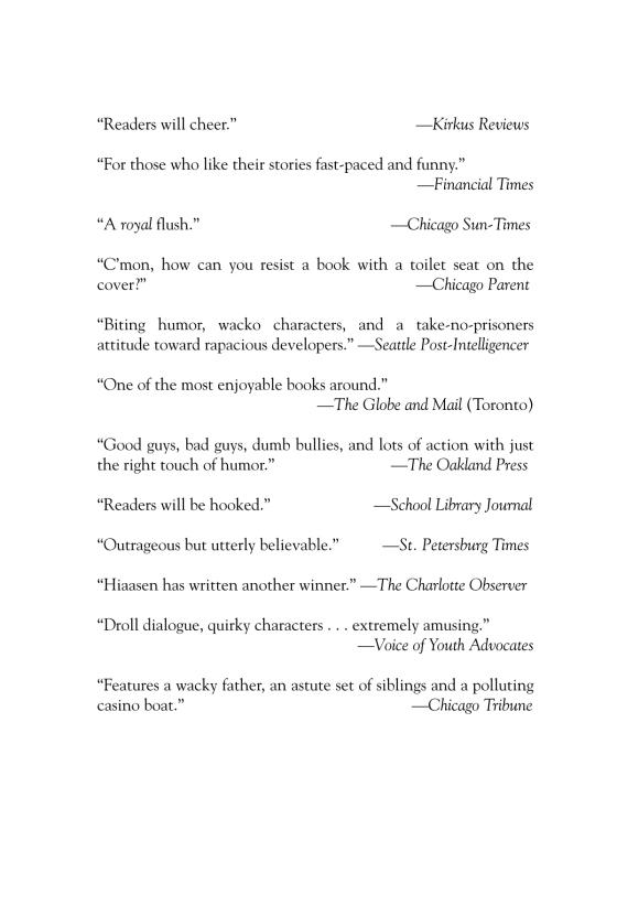 Flush by Carl Hiaasen 9780375861253 Brightly Shop