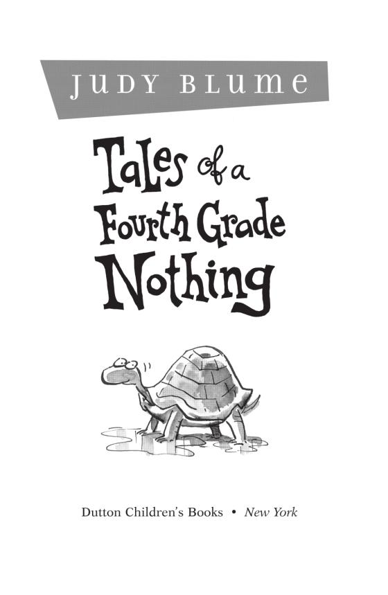 Tales of a Fourth Grade Nothing by Judy Blume 9780525469315 Brightly