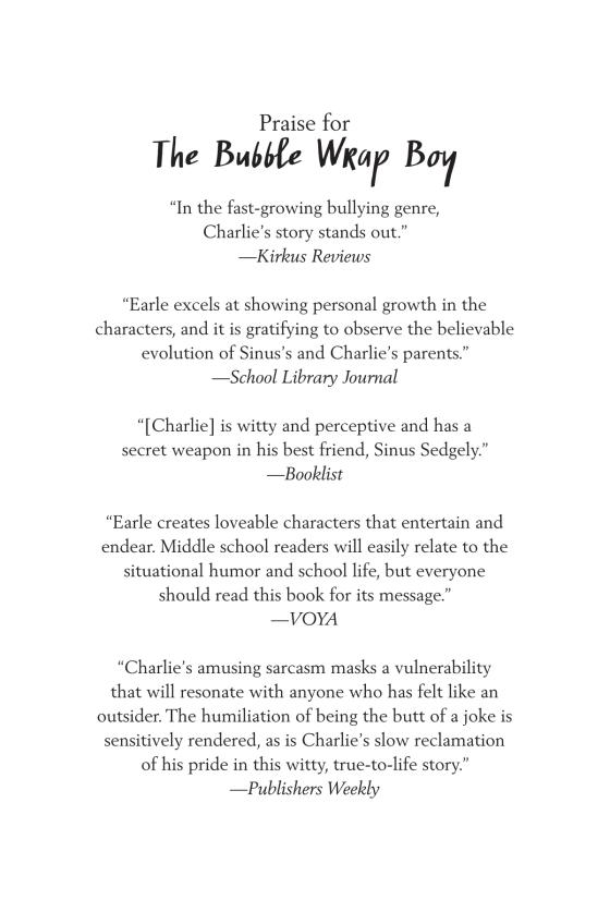 The Bubble Wrap Boy by Phil Earle 9780553513189 Brightly Shop