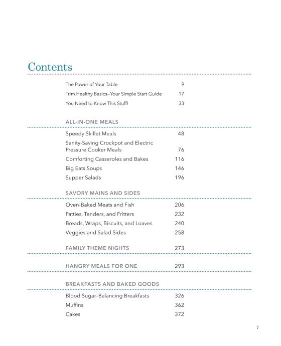 Trim Healthy Mama's Trim Healthy Table by Pearl Barrett and Serene