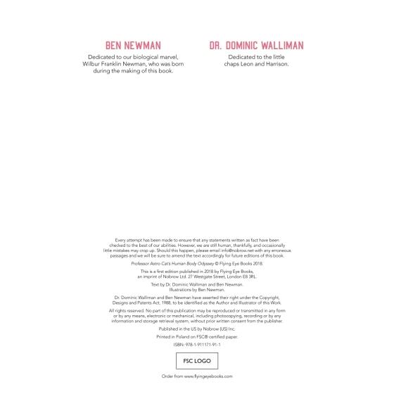Professor Astro Cat's Human Body Odyssey by Dr. Dominic Walliman 9781911171911 Brightly Shop