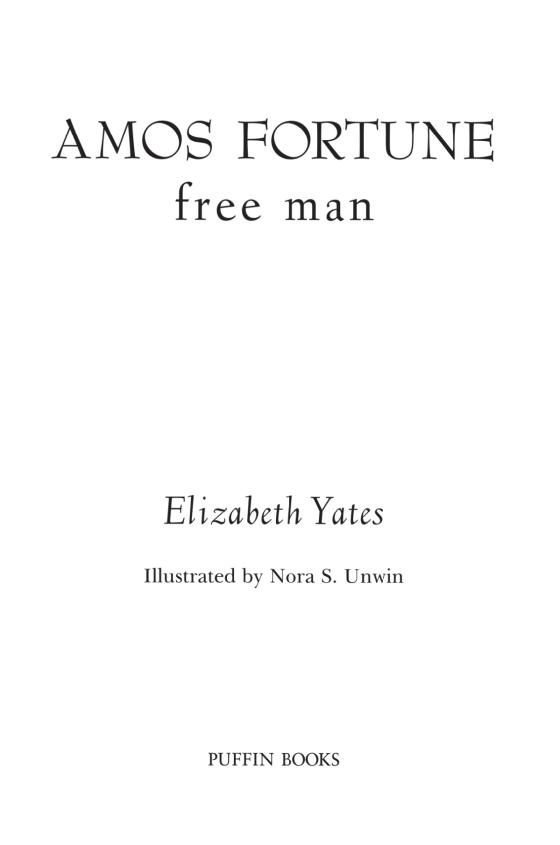 Amos Fortune, Free Man by Elizabeth Yates 9780140341584 Brightly Shop