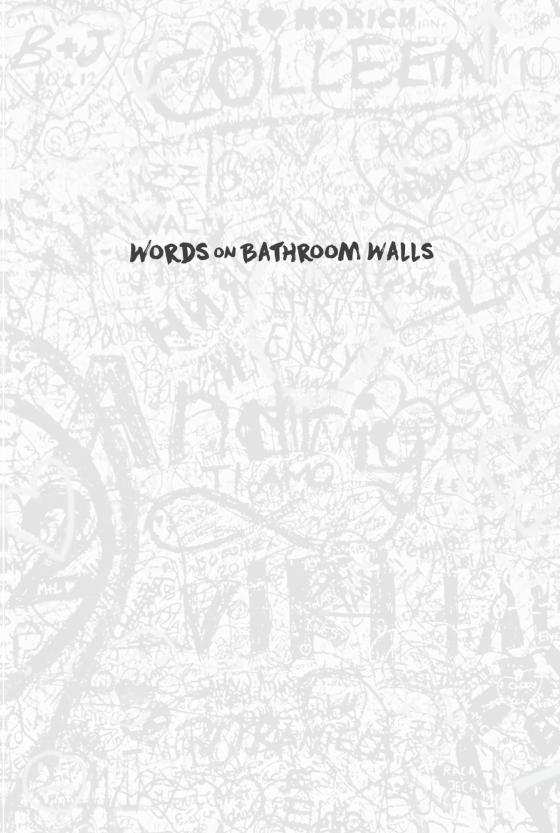 Words on Bathroom Walls by Julia Walton 9780399550911 Brightly Shop