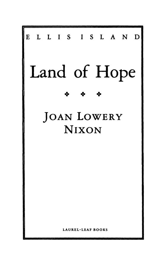 Land of Hope by Joan Lowery Nixon 9780440215974 Brightly Shop