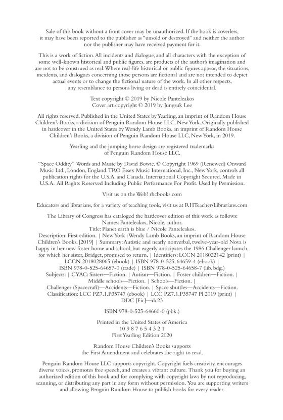 Earth Is Blue by Nicole Panteleakos 9780525646600 Brightly Shop