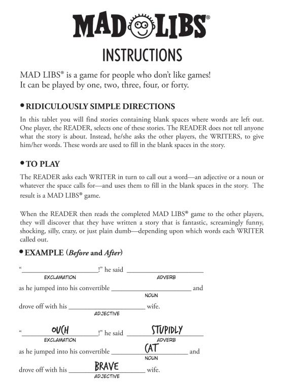 Mad, Madder, Maddest Mad Libs by Mad Libs 9781524791520 Brightly Shop