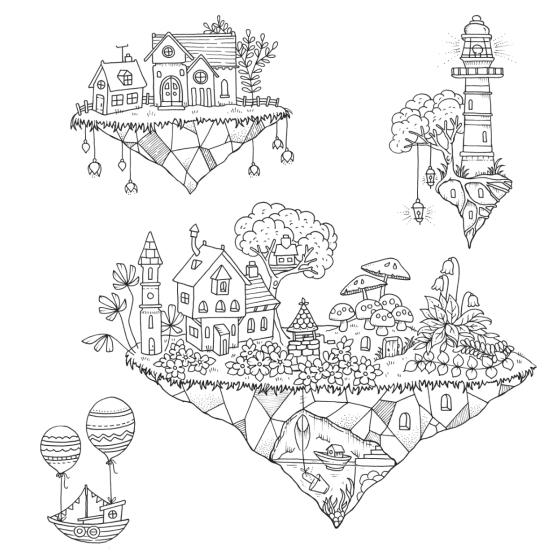 Worlds of Wonder by Johanna Basford 9780143136064 Brightly Shop