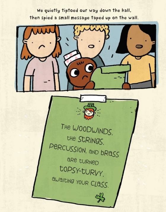 The Gingerbread Man and the Leprechaun Loose at School by Laura Murray