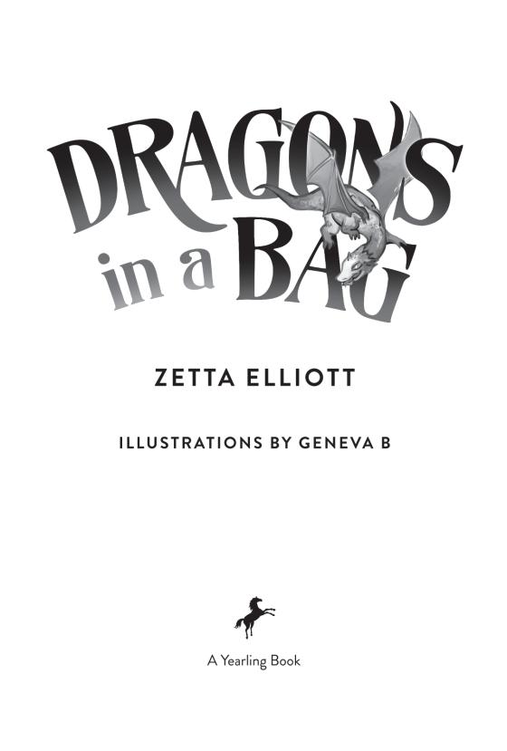 Dragons in a Bag by Zetta Elliott 9781524770488 Brightly Shop