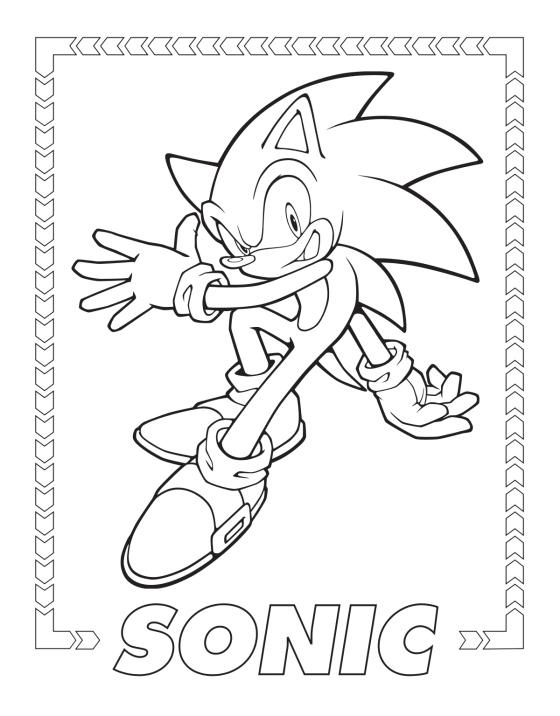 Sonic the Hedgehog The Official Coloring Book by Penguin Young Readers