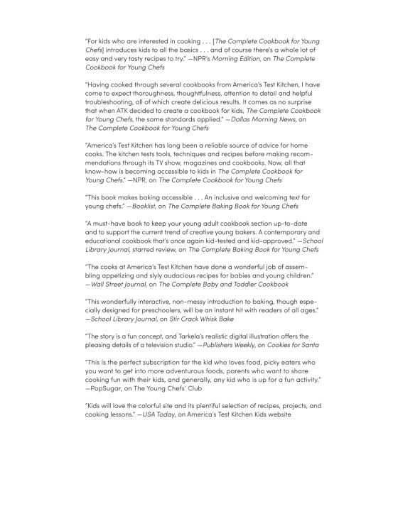 The Complete Cookbook for Young Scientists by America's Test Kitchen