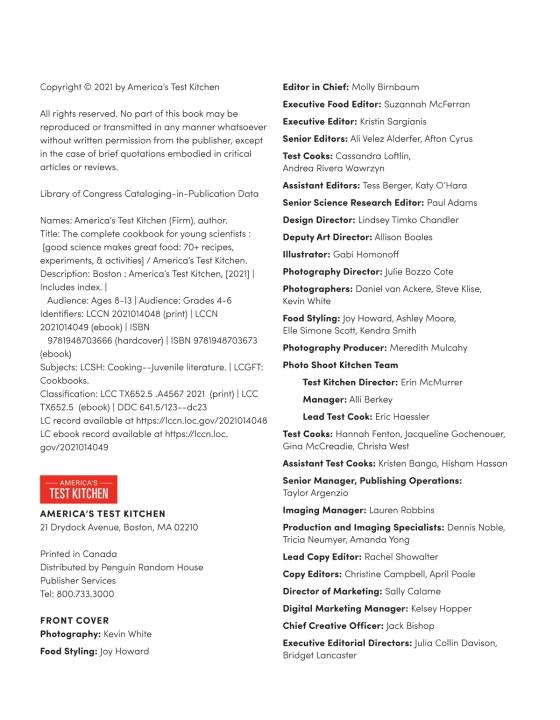 The Complete Cookbook for Young Scientists by America's Test Kitchen