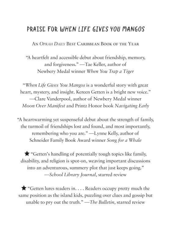 When Life Gives You Mangos by Kereen Getten 9780593173992 Brightly Shop